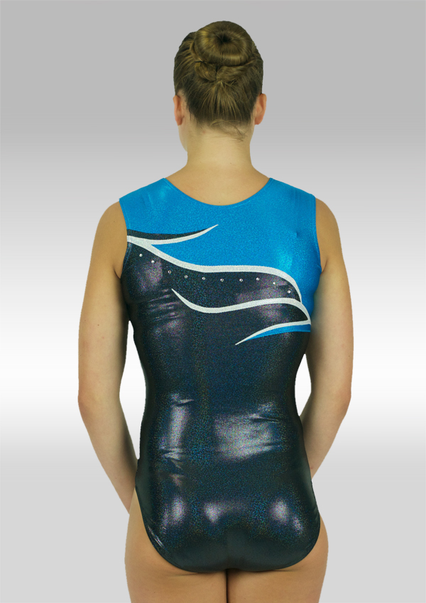 Turnanzug V597 Schwarz / turkis